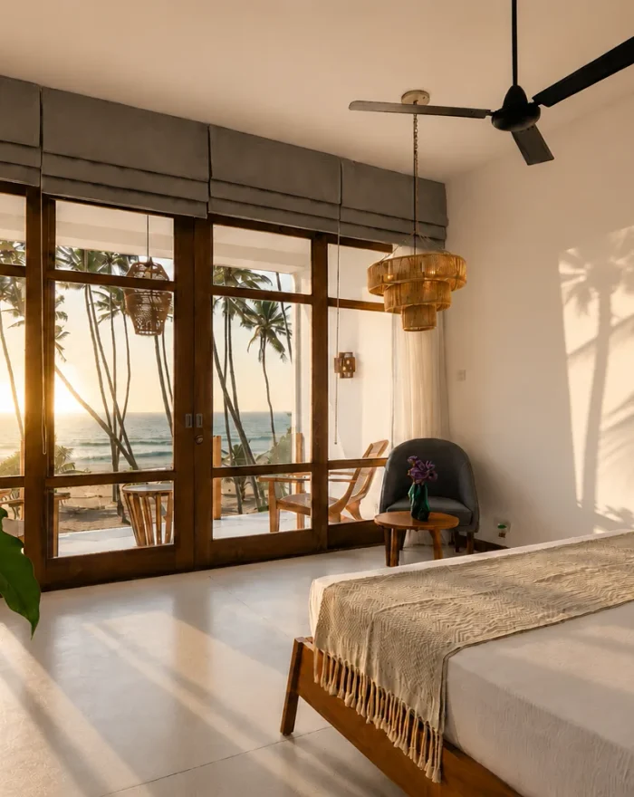 Zimmer mit Meerblick bei Villa Lanka Flair